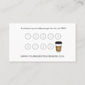 Anpassbare Logokombination für das Geschäft mit Co Treuekarte (Rückseite)