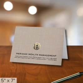 Anpassbare Logos Dankeschön-Merkkarte