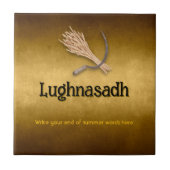 Anpassbare Lughnasadh Keramik Tile Fliese (Vorderseite)