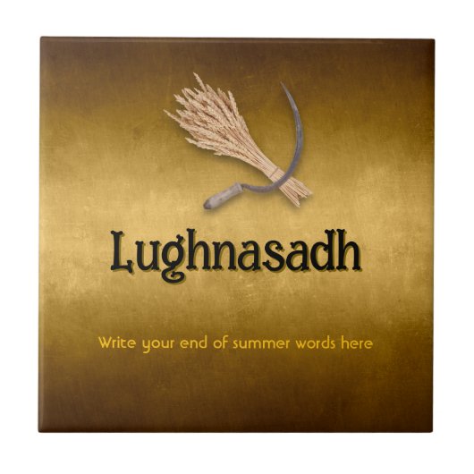Anpassbare Lughnasadh Keramik Tile Fliese (Vorderseite)