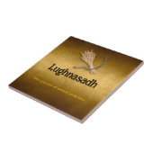 Anpassbare Lughnasadh Keramik Tile Fliese (Seite)