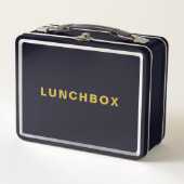 Anpassbare Lunchbox für Schule oder Arbeit (Vorderseite)