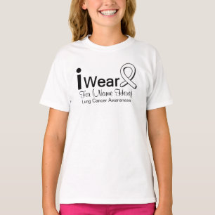 Anpassbare Lungenkrebsschleife T-Shirt