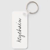 Anpassbare lustige Literatur Schlüsselanhänger (Rückseite)