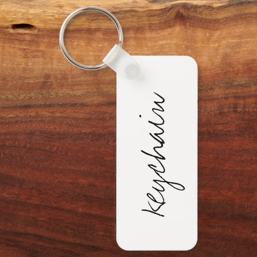 Anpassbare lustige Literatur Schlüsselanhänger (Vorderseite)