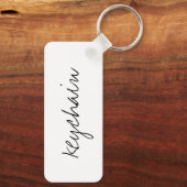 Anpassbare lustige Literatur Schlüsselanhänger (Rückseite)