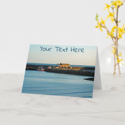 Anpassbare Lyme Regis Cobb Karte (Gelbe Blume)