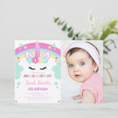 Anpassbare Magische Party-Karte für Kinder Einladung (Stehend Vorderseite)