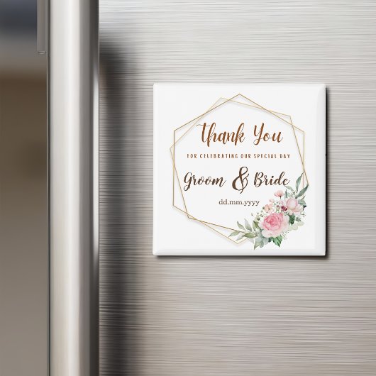 Anpassbare Magnet-Gastgeschenk Hochzeit für Gäste Magnet