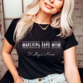 Anpassbare Mama der Marching-Band T-Shirt