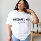 Anpassbare Mama der Marching-Band T-Shirt