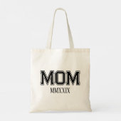 Anpassbare 'Mama' römische Ziffern Geschenk Tragetasche (Rückseite)