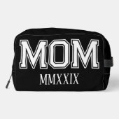 Anpassbare 'Mama' römische Ziffern Geschenk Waschbeutel (Rückseite)