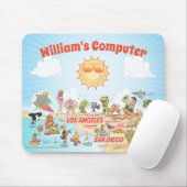 Anpassbare Maus-Pad für kalifornische Cartoon Mousepad (Mit Mouse)