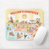 Anpassbare Maus-Pad für kalifornische Cartoon Mousepad (Mit Mouse)