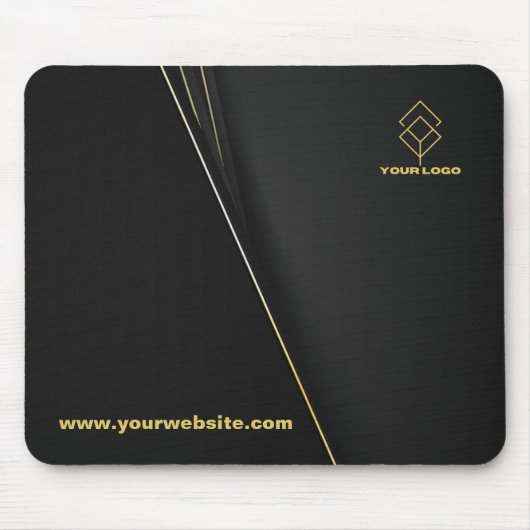 Anpassbare Maus-Pad - Logo und Website hinzufügen Mousepad (Vorne)