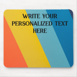 Anpassbare mehrfarbige Mauspad