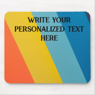Anpassbare mehrfarbige Mauspad