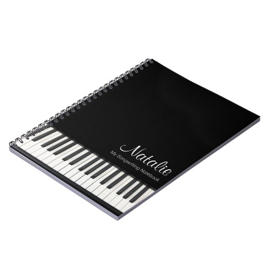 Anpassbare mein Songwriting-Notebook Notizblock (Linke Seite)