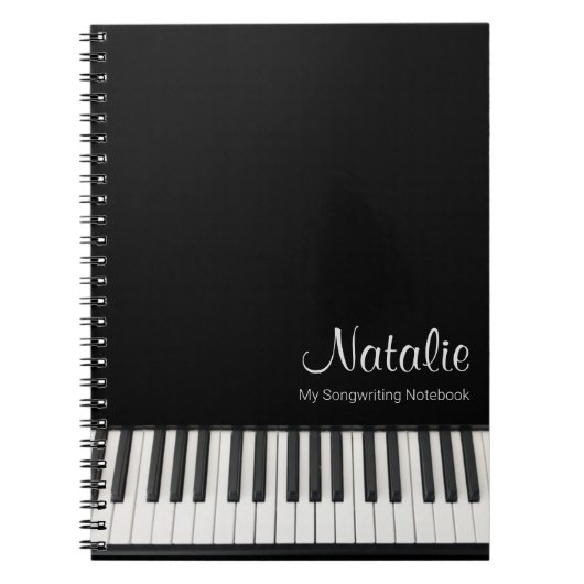 Anpassbare mein Songwriting-Notebook Notizblock (Vorderseite)
