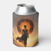 Anpassbare Memento Drink Coozie Solar Eclipse Dosenkühler (Kanne Vorderseite)