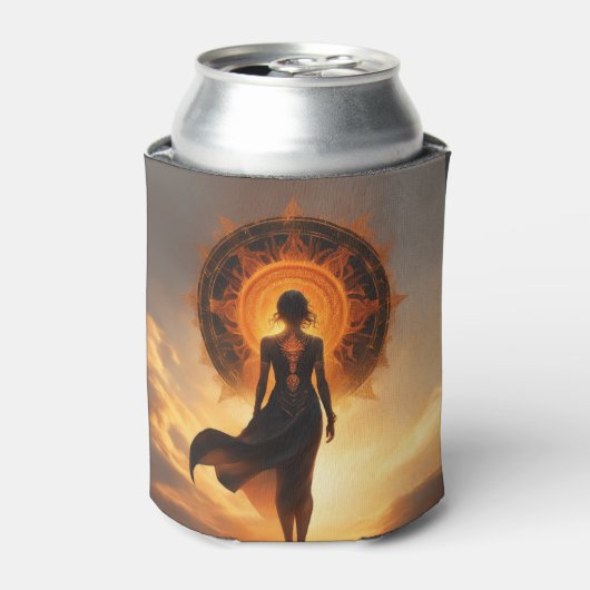 Anpassbare Memento Drink Coozie Solar Eclipse Dosenkühler (Kanne Vorderseite)
