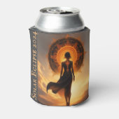 Anpassbare Memento Drink Coozie Solar Eclipse Dosenkühler (Kanne Rückseite)