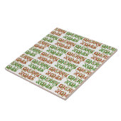 Anpassbare Merry Xmas Fliese (Seite)