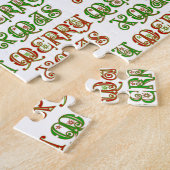 Anpassbare Merry Xmas Puzzle (Seite)