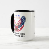 Anpassbare militärische Aufwertung Tasse (Vorderseite Links)