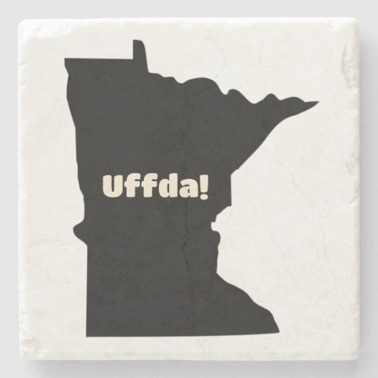 Anpassbare Minnesota Steinuntersetzer (Vorderseite)