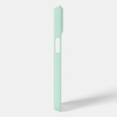 Anpassbare mintgrüne Monogramm-Handyhülle Case-Mate iPhone Hülle (Rückseite / Rechts)