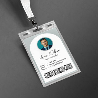 Anpassbare Mitarbeiter-ID Ausweis