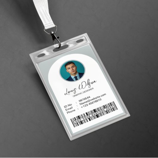 Anpassbare Mitarbeiter-ID Ausweis