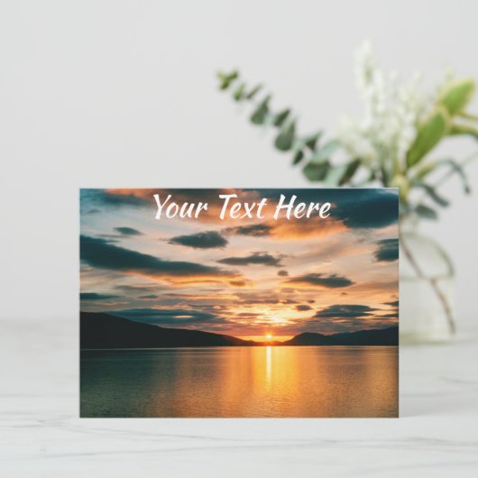 Anpassbare Mitternachtssonne, Norwegen Karte (Stehend Vorderseite)