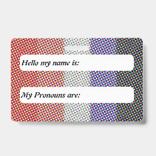 Anpassbare Mod Trippy Cupioromantic Pride-Flagge Ausweis