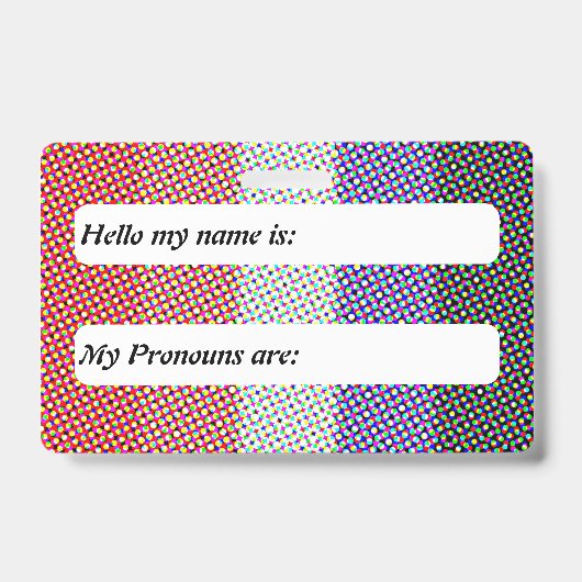 Anpassbare Mod Trippy-Cupioromantic-Prix-Flag Ausweis (Vorderseite)