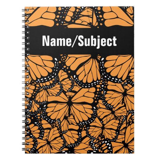 Anpassbare Monarchschmetterlinge Notizblock (Vorderseite)