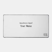 Anpassbare monochrome Schreibtischmatte (Vorderseite)