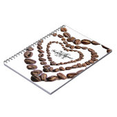 Anpassbare Monogram Coffeeholic Notebook! Notizblock (Linke Seite)