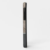 Anpassbare Monogram mit Holzgrunge! Case-Mate iPhone Hülle (Hinten/Links)