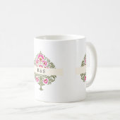 Anpassbare Monogramm-Cups; Ideal für große Ereigni Kaffeetasse (VorderseiteRechts)