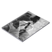 Anpassbare Monogramm-Geschenke für FOTOS Moderne Notizblock (Linke Seite)
