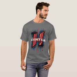 Anpassbare Monogramm "H": Graffiti Spray Paint T-Shirt