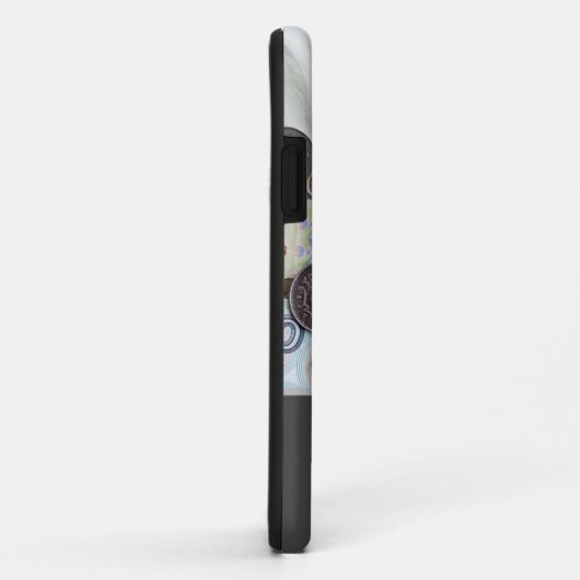 Anpassbare Monogramm mit Münzen und Banknoten! Case-Mate iPhone Hülle (Hinten/Rechts)