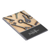 Anpassbare Monogramm mit verschiedenen Schlüsseln! Notizblock (Rechte Seite)