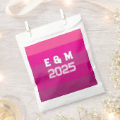 Anpassbare Monogramm und Jahre Geschenktütchen (Ausgeschnitten)