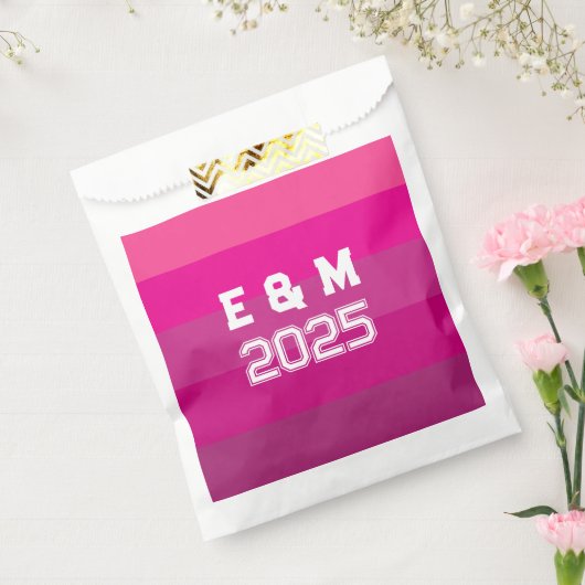 Anpassbare Monogramm und Jahre Geschenktütchen (Versiegelt)