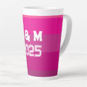 Anpassbare Monogramm und Jahre Milchtasse (Rechte Ecke)