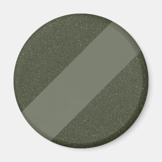 Anpassbare Moosgrüne Streifen-Magnet Magnet (Vorne)